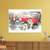 Automobiel Canvas Afdruk (Insitu (Woonkamer))