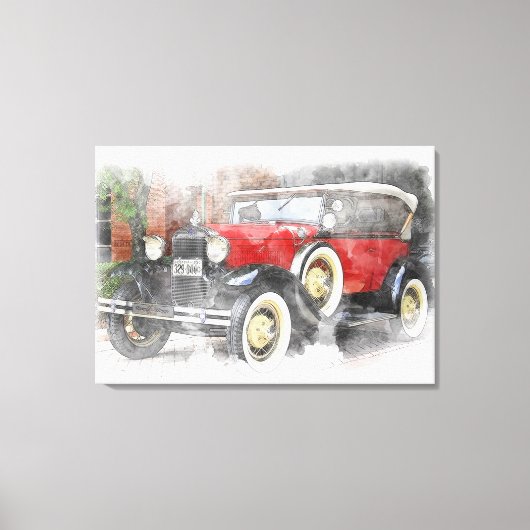 Automobiel Canvas Afdruk (Voorkant)