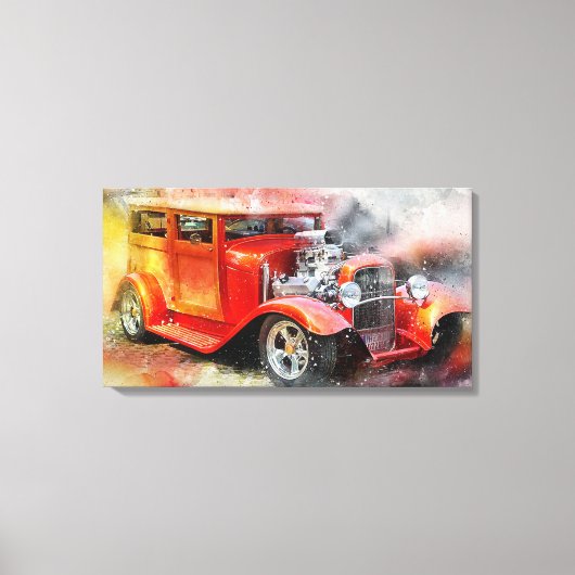 Automobiel Canvas Afdruk (Voorkant)
