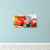 Automobiel Canvas Afdruk (Insitu (Houten vloer))