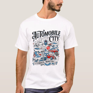 Automobiel Stad Steinbach Manitoba Canada Automoti T-shirt