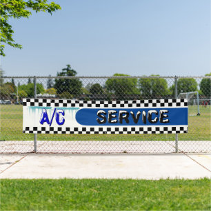 Automobiel winkel A/C Service Airconditioner Groot Spandoek
