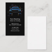 Automobielauto met coole Visitekaartjes (Voorkant / Achterkant)