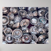 Automobiele Hub Petten Poster (Voorkant)