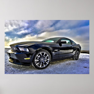 Automobiele spier Car Mustang Poster