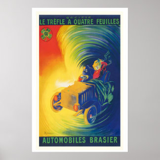 Automobielen Brassier Cappiello Vintage Reclame Poster