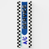 Automobielindustrie — airconditioner — A/C Spandoek (Verticaal)