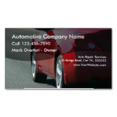 Automobielthema Magnetisch Visitekaartje (Voorkant)