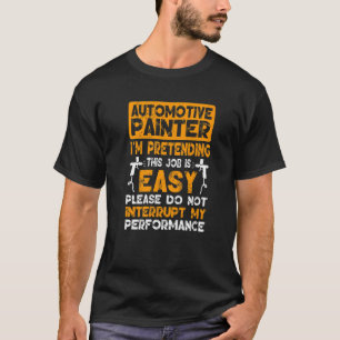Automobielverf voor autoverf verfauto's t-shirt