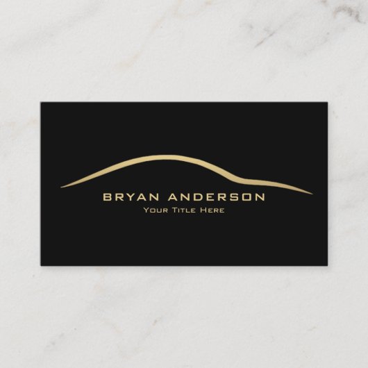 Automobile - Carte de visite de carrosserie (Devant)