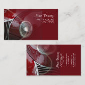 Automobile, cartes de visite photo (Devant / Derrière)