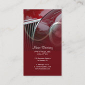 Automobile, cartes de visite photo (Dos)