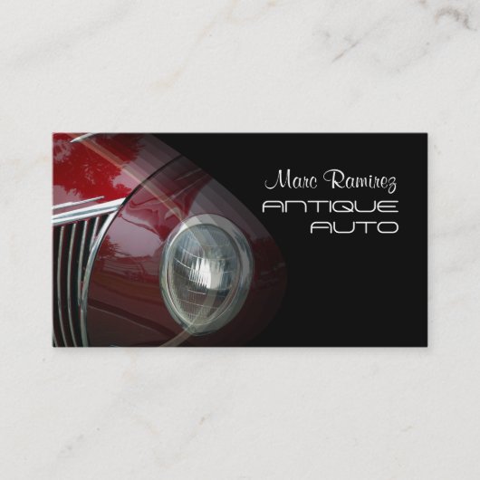 Automobile, cartes de visite photo (Devant)