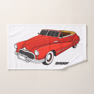 Automobile classique rouge 1948