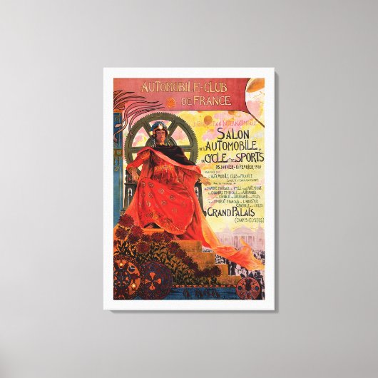 Automobile Club de France Canvas Afdruk (Voorkant)