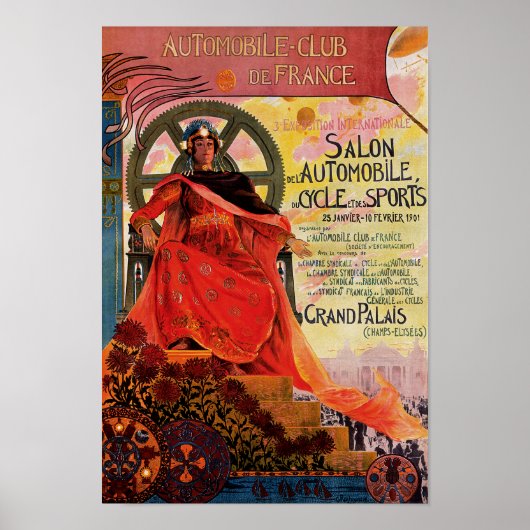 Automobile Club de France Poster (Voorkant)