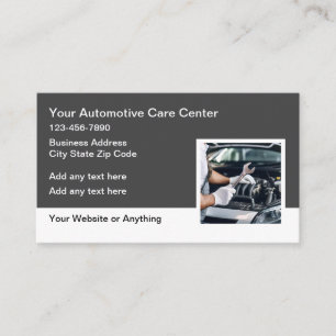 Automobile Repair Services Mechanische Visitekaart Visitekaartje