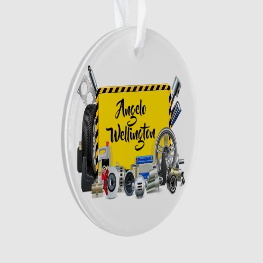 Automobile, Voitures, Ornement de garage pour papa (devant)