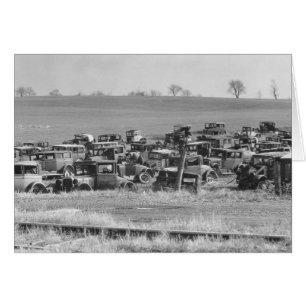 Automobiles abandonnée, 1935