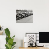 Automobiles in Omaha, 1938.  foto Poster (Thuiskantoor)