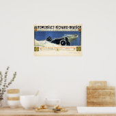 AUTOMOBILES RICHARD BRASIER Advertisement Old Car Poster (Keuken)