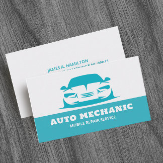 Automonteur Automotive Reparatie Service Visitekaartje