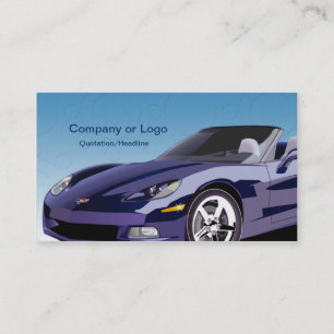 Automotive Business Card-sjabloon Visitekaartje