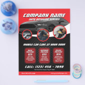 Automotive Car Detailing Flyer (Enkel)