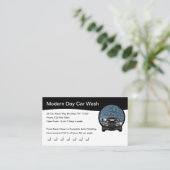 Automotive Car Wash Unieke Visitekaartjes (Staand voorkant)