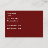 Automotive Cool Visitekaartjes (Achterkant)