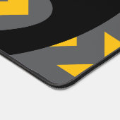 Automotive desk mat or mouse pad with custom text (Coin)