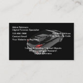 Automotive Digital Forensics Services Visitekaartje (Achterkant)