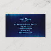 Automotive metallic faux textuur visitekaartje (Achterkant)