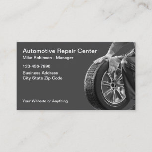 Automotive Repair Service Eenvoudige Visitekaartje