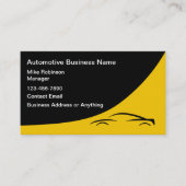 Automotive Services Modern Visitekaartje Design (Voorkant)