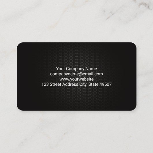 Automotive sportwagen reparatie | rensport visitekaartje (Achterkant)