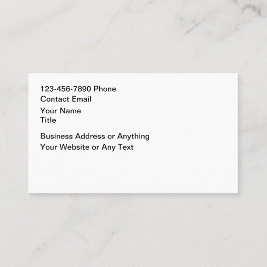 Automotive Theme Business Card Design Visitekaartje (Achterkant)