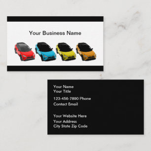 Automotive Theme Visitekaartjes Design