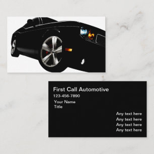 Automotive Visitekaartjes Design Sjabloon