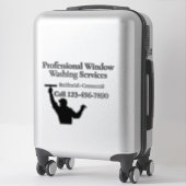 Automotive Window Washing Display Decals Sticker (Koffer)