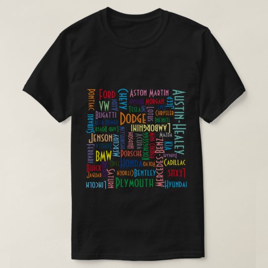Autonaam Puzzle T-Shirt (Design voorkant)