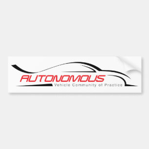 Autonome praktijkgemeenschap voor voertuigen bumpersticker