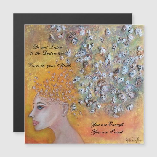 Autonomisation Carte Magnétique Surreal Art (Devant / Derrière)