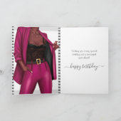 Autonomiser la carte d'anniversaire "fille chef" d (Intérieur)