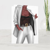 Autonomiser la carte d'anniversaire "fille chef" d (Dos)