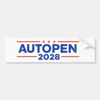 AUTOPEN 2028 BUMPERSTICKER