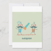 Autopistische medische Humor met snor personages Kaart (Voorkant)