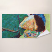 Autoportrait avec oreille déchirée, Van Gogh (Serviette de bain)