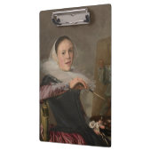 Autoportrait de Judith Leyster avec un porte-bloc (Gauche)