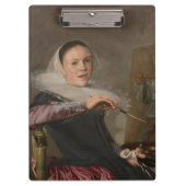 Autoportrait de Judith Leyster avec un porte-bloc (Devant)